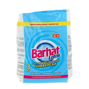 Стиральный порошок СМС Barhat Lotos универсальный автомат+ручная стирка 3 кг Стиральный порошок СМС Barhat Lotos универсальный автомат+ручная стирка 3 кг