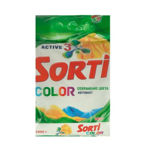 Стиральный порошок SORTI Color Автомат м/у 2400г Стиральный порошок SORTI Color Автомат м/у 2400г