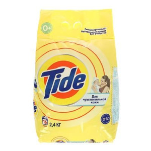 Стиральный порошок Tide автомат для чувствительной детской кожи, 2,4 кг Стиральный порошок Tide автомат для чувствительной детской кожи, 2,4 кг