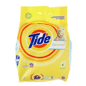 Стиральный порошок Tide автомат, для чувствительной и детской кожи, 4,5 кг Стиральный порошок Tide автомат, для чувствительной и детской кожи, 4,5 кг