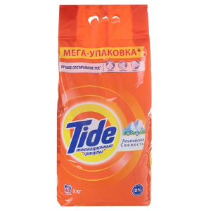 Стиральный порошок Tide "Альпийская свежесть", автомат, 9 кг Стиральный порошок Tide "Альпийская свежесть", автомат, 9 кг