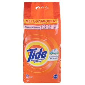 Стиральный порошок Tide "Альпийская свежесть", автомат, 9 кг Стиральный порошок Tide "Альпийская свежесть", автомат, 9 кг