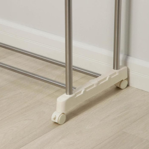 Стойка для одежды телескопическая усиленная, 2 перекладины, 90(160)×43×90(160) см Стойка для одежды телескопическая усиленная, 2 перекладины, 90(160)×43×90(160) см