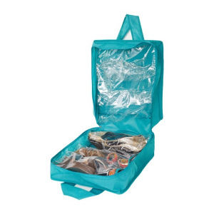 Сумка для обуви на 6 пар, цвет бирюзовый Сумка для обуви на 6 пар, цвет бирюзовый