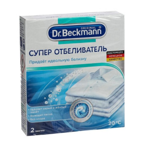 Супер отбеливатель Dr.Beckmann, 2 шт. х 40 г Супер отбеливатель Dr.Beckmann, 2 шт. х 40 г