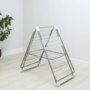 Сушилка для белья двухуровневая, 18 м, цвет серебро Сушилка для белья двухуровневая, 18 м, цвет серебро