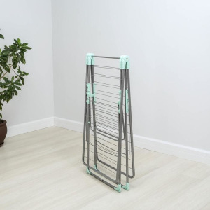 Сушилка для белья двухуровневая, 18 м, цвет серебро Сушилка для белья двухуровневая, 18 м, цвет серебро