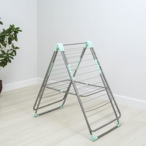 Сушилка для белья двухуровневая, 18 м, цвет серебро Сушилка для белья двухуровневая, 18 м, цвет серебро