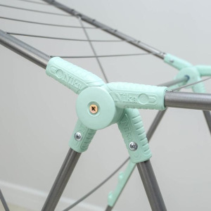 Сушилка для белья двухуровневая, 18 м, цвет серебро Сушилка для белья двухуровневая, 18 м, цвет серебро