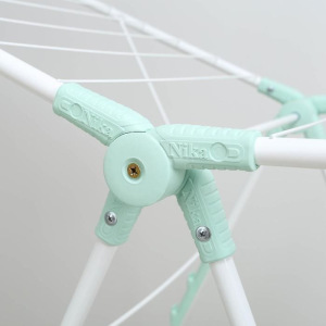 Сушилка для белья двухуровневая, рабочая длина 18 м, цвет белый Сушилка для белья двухуровневая, рабочая длина 18 м, цвет белый