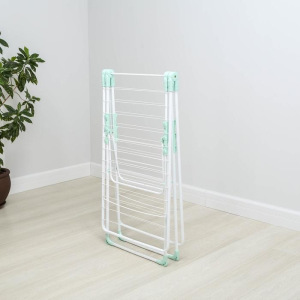 Сушилка для белья двухуровневая, рабочая длина 18 м, цвет белый Сушилка для белья двухуровневая, рабочая длина 18 м, цвет белый