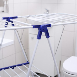 Сушилка для белья напольная, 130×60×93 см, рабочая длина 10 м, металлическая Сушилка для белья напольная, 130×60×93 см, рабочая длина 10 м, металлическая