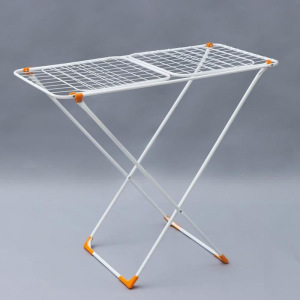 Сушилка для белья напольная, 220×50×90 см, 25 м, цвет белый Сушилка для белья напольная, 220×50×90 см, 25 м, цвет белый