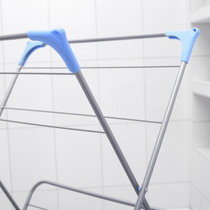 Сушилка для белья напольная 3-х уровневая, 144×50×60 см, рабочая длина 9,5 м, металлическая окрашенная Сушилка для белья напольная 3-х уровневая, 144×50×60 см, рабочая длина 9,5 м, металлическая окрашенная