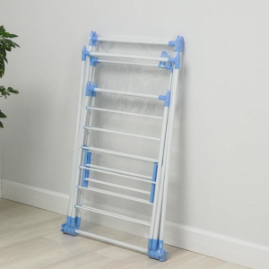 Сушилка для белья напольная с перекладиной 126×49×200 см, рабочая длина 10 м, нержавеющая сталь, цвет МИКС Сушилка для белья напольная с перекладиной 126×49×200 см, рабочая длина 10 м, нержавеющая сталь, цвет МИКС