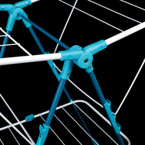 Сушилка для белья напольная СБ8П/А, рабочая длина 18 м, цвет аквамарин-белый Сушилка для белья напольная СБ8П/А, рабочая длина 18 м, цвет аквамарин-белый