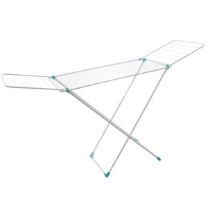 Сушилка для белья напольная складная 18 м, высота от пола 95 см, ширина 54 см, цвет белый Сушилка для белья напольная складная 18 м, высота от пола 95 см, ширина 54 см, цвет белый