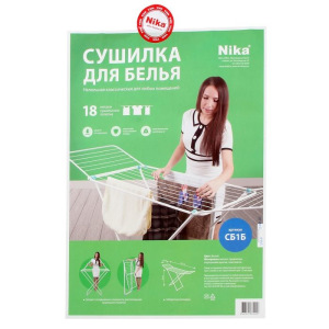 Сушилка для белья напольная складная 18 м, высота от пола 95 см, ширина 54 см, цвет белый Сушилка для белья напольная складная 18 м, высота от пола 95 см, ширина 54 см, цвет белый