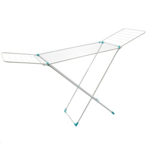 Сушилка для белья напольная складная 18 м, высота от пола 95 см, ширина 54 см, цвет белый Сушилка для белья напольная складная 18 м, высота от пола 95 см, ширина 54 см, цвет белый