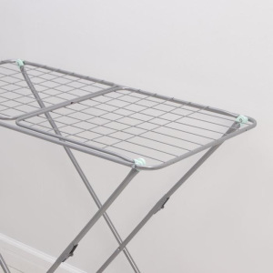 Сушилка для белья напольная складная 18 м, высота от пола 95 см, ширина 54 см, цвет серый Сушилка для белья напольная складная 18 м, высота от пола 95 см, ширина 54 см, цвет серый