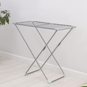 Сушилка для белья напольная складная 18 м, высота от пола 95 см, ширина 54 см, цвет серый Сушилка для белья напольная складная 18 м, высота от пола 95 см, ширина 54 см, цвет серый