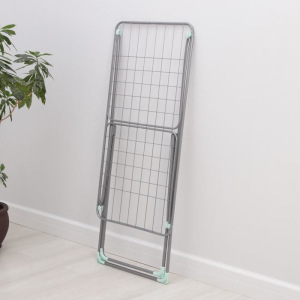 Сушилка для белья напольная складная 18 м, высота от пола 95 см, ширина 54 см, цвет серый Сушилка для белья напольная складная 18 м, высота от пола 95 см, ширина 54 см, цвет серый