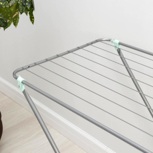 Сушилка для белья напольная складная, рабочая длина 10 м, цвет серый Сушилка для белья напольная складная, рабочая длина 10 м, цвет серый