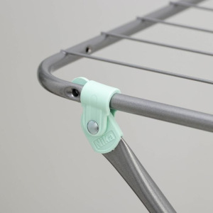 Сушилка для белья напольная складная, рабочая длина 10 м, цвет серый Сушилка для белья напольная складная, рабочая длина 10 м, цвет серый