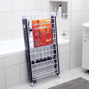 Сушилка для белья напольная усиленная, 175×82×111 см, рабочая длина 18 м, нагрузка 25 кг, нержавеющая сталь Сушилка для белья напольная усиленная, 175×82×111 см, рабочая длина 18 м, нагрузка 25 кг, нержавеющая сталь