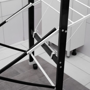 Сушилка для белья напольная усиленная, 175×82×111 см, рабочая длина 18 м, нагрузка 25 кг, нержавеющая сталь Сушилка для белья напольная усиленная, 175×82×111 см, рабочая длина 18 м, нагрузка 25 кг, нержавеющая сталь