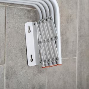 Сушилка для белья настенная «Бриз», 90 см, цвет серый Сушилка для белья настенная «Бриз», 90 см, цвет серый