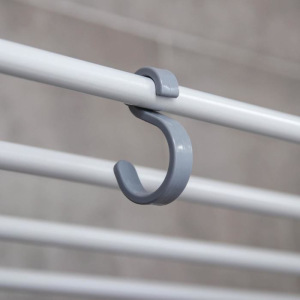 Сушилка для белья настенная «Бриз», 90 см, цвет серый Сушилка для белья настенная «Бриз», 90 см, цвет серый