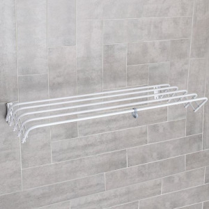 Сушилка для белья настенная «Бриз», 90 см, цвет серый Сушилка для белья настенная «Бриз», 90 см, цвет серый