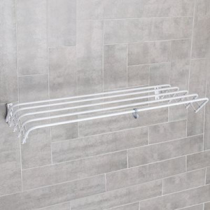 Сушилка для белья настенная «Бриз», 90 см, цвет серый Сушилка для белья настенная «Бриз», 90 см, цвет серый