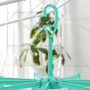 Сушилка для белья подвесная, складная, 51×51 см, 18 прищепок, цвет МИКС Сушилка для белья подвесная, складная, 51×51 см, 18 прищепок, цвет МИКС