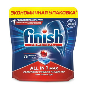 Таблетки для ПММ FINISH All in1 Max, 75 шт Таблетки для ПММ FINISH All in1 Max, 75 шт