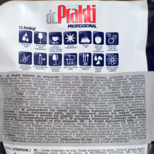 Таблетки для посудомоечных машин dr. Prakti tablets in a soluble foil, 30 шт Таблетки для посудомоечных машин dr. Prakti tablets in a soluble foil, 30 шт