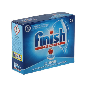 Таблетки для посудомоечных машин Finish Classic, 28 шт Таблетки для посудомоечных машин Finish Classic, 28 шт