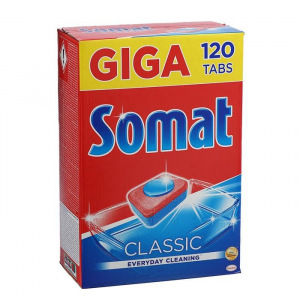 Таблетки для посудомоечных машин Somat Classic, 120 шт. Таблетки для посудомоечных машин Somat Classic, 120 шт.