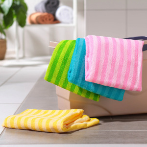 Тряпка для мытья пола Доляна «Полоска», 50×70 см, микрофибра, 160 гр, цвет МИКС Тряпка для мытья пола Доляна «Полоска», 50×70 см, микрофибра, 160 гр, цвет МИКС