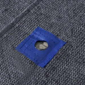 Тряпка для пола с вырезом под швабру Доляна, 50×70 см, плотность 220 гр, цвет серый Тряпка для пола с вырезом под швабру Доляна, 50×70 см, плотность 220 гр, цвет серый