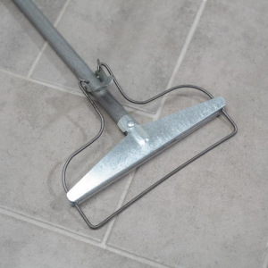 Тряпкодержатель, металлический черенок 150 см, цвет МИКС Тряпкодержатель, металлический черенок 150 см, цвет МИКС