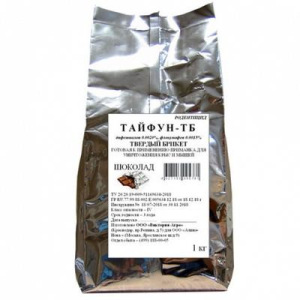 Твердый парафиновый брикет от грызунов Тайфун, 1кг Твердый парафиновый брикет от грызунов Тайфун, 1кг