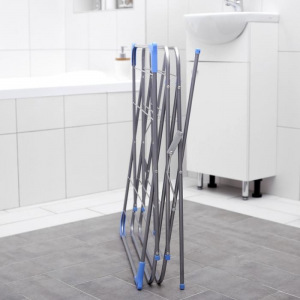 УЦЕНКА Сушилка для белья напольная, 144×50×60 см, 9,5 м, 3 -х уровневая, металлическая окрашенная УЦЕНКА Сушилка для белья напольная, 144×50×60 см, 9,5 м, 3 -х уровневая, металлическая окрашенная