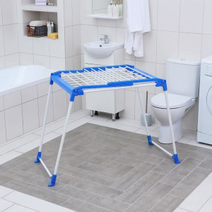 УЦЕНКА Сушилка для белья напольная, металлическая окрашенная 166×62×97 см, рабочая длина 15 м, цвет МИКС УЦЕНКА Сушилка для белья напольная, металлическая окрашенная 166×62×97 см, рабочая длина 15 м, цвет МИКС