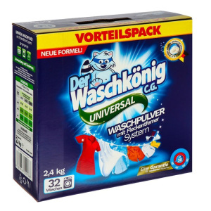 Универсальный стиральный порошок Der Waschkonig C.G., 2,5 кг Универсальный стиральный порошок Der Waschkonig C.G., 2,5 кг