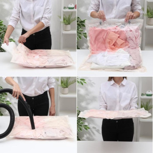 Вакуумный пакет для хранения вещей «Шопоголик», 50×60 см Вакуумный пакет для хранения вещей «Шопоголик», 50×60 см