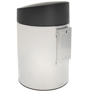 Ведро для мусора с крышкой Brabantia Slide Bin, 5 л, подвесное, цвет стальной полированный Ведро для мусора с крышкой Brabantia Slide Bin, 5 л, подвесное, цвет стальной полированный