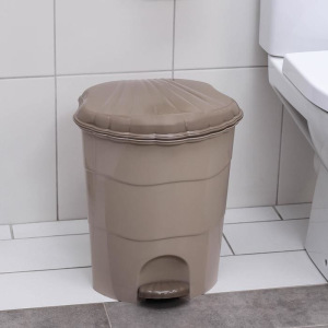Ведро для мусора Виолет, 18 л, с педалью, цвет латте-капучино Ведро для мусора Виолет, 18 л, с педалью, цвет латте-капучино