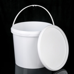 Ведро с герметичной крышкой с замком Милих, 5 л, цвет белый Ведро с герметичной крышкой с замком Милих, 5 л, цвет белый